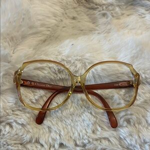 Christian Dior Vintage large oversize frames for sunglasses no lense